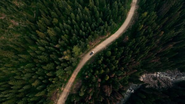 car on the road