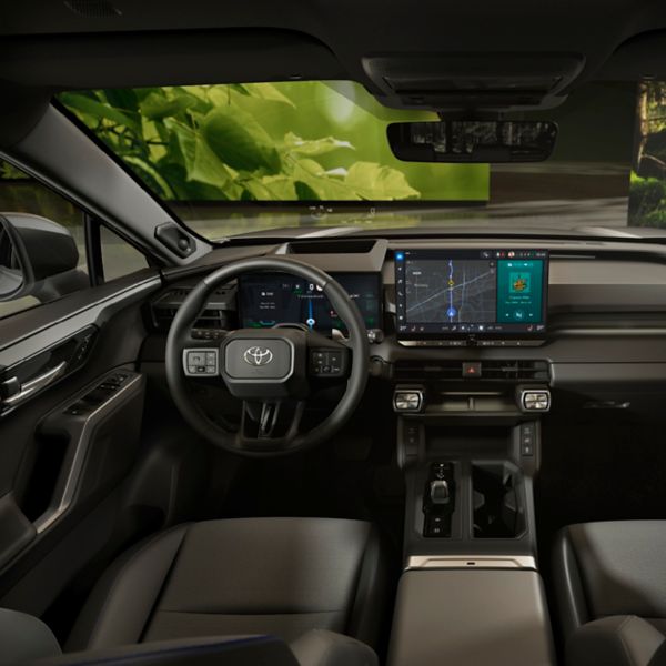 Het interieur van de RAV4