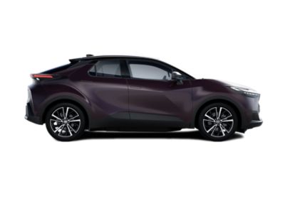 Profile of a Toyota C-HR Plug-in Hybrid 