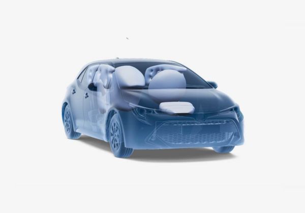 Les airbags sont répartis dans tout l'habitacle