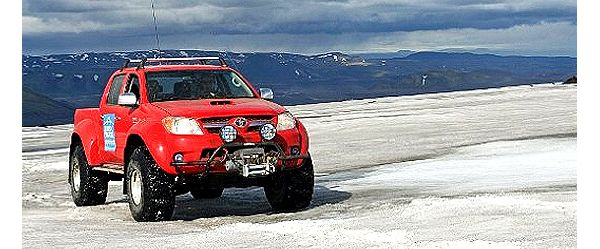 Toyota Hilux at the North Pole