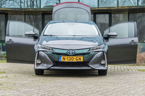 toyota, exterieur, priusphev, vooraanzicht, deuren, open