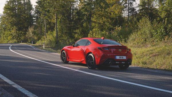 Toyota GR86 driving