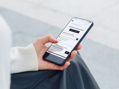 A Toyota owner booking a service appointment via the MyToyota app
