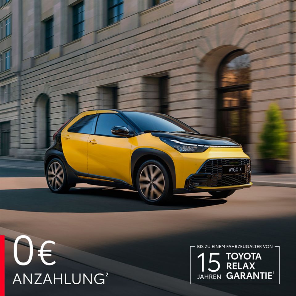 Toyota Aygo X Leasingangebot im Summer Special