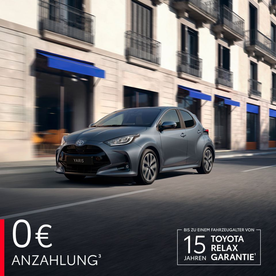 Toyota Yaris Leasingangebot im Summer Special