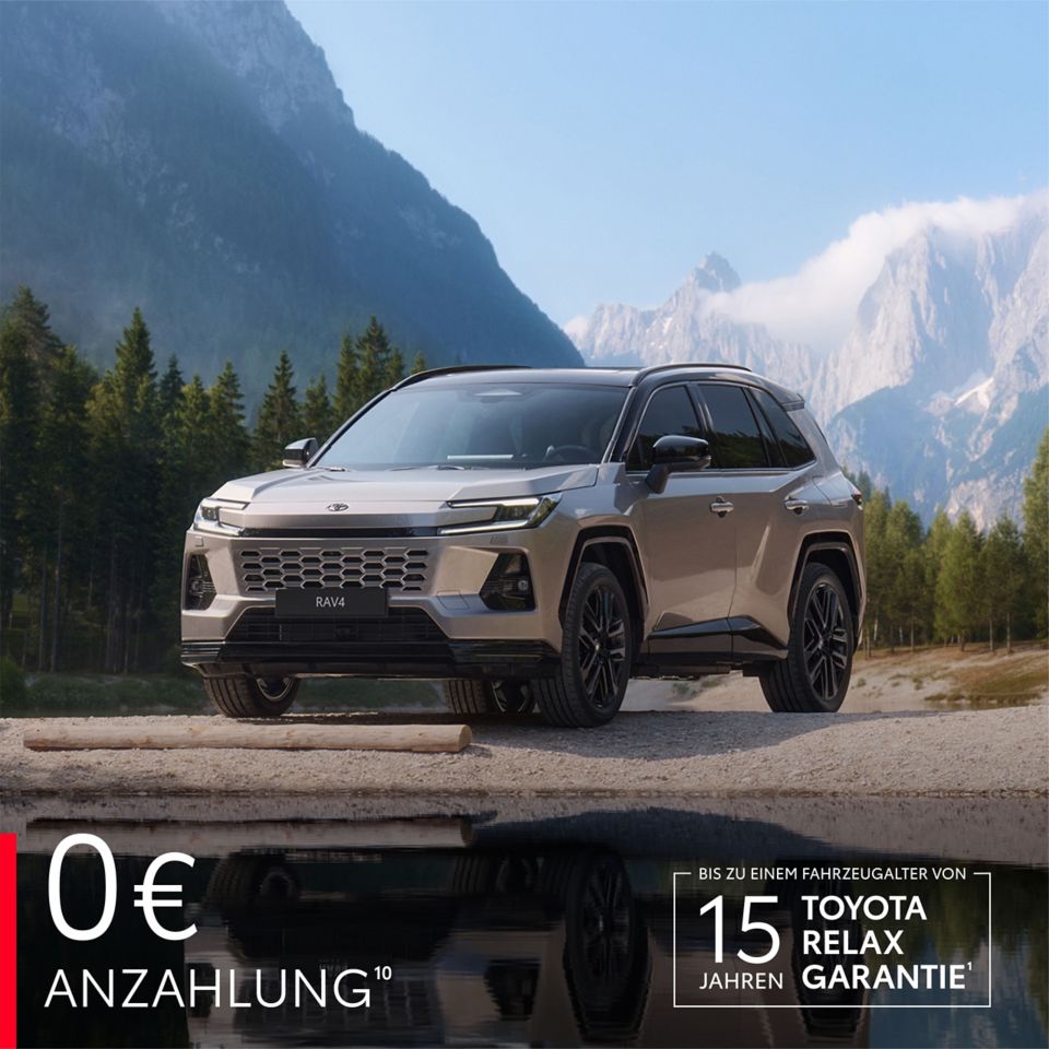 Toyota RAV4 Leasingangebot im Summer Special