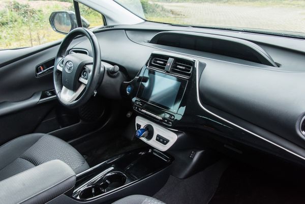 toyota, interieur, dashboard, voorin