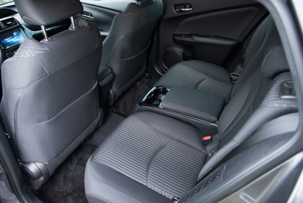 toyota, interieur, stoelen, achter