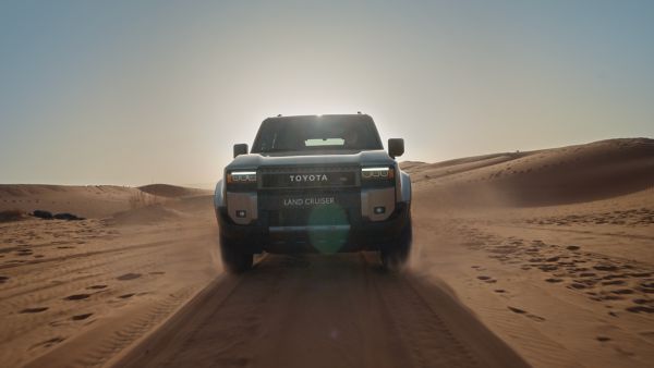 front view of Land Cruiser