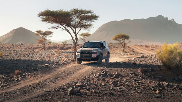 Land Cruiser on dirt