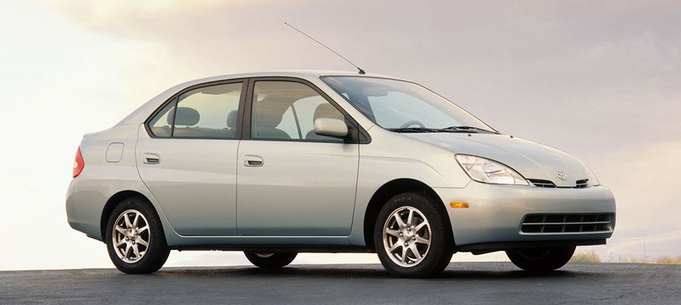 Toyota Prius pierwszej generacji.