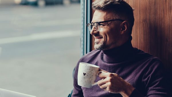 Man with coffee