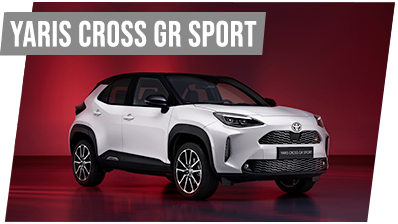 Toyota Yaris Cross GR SPORT z podpisem.