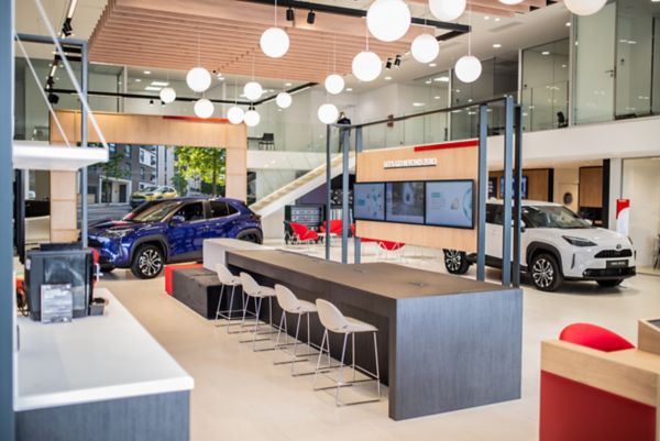 toyota new retail concept interior