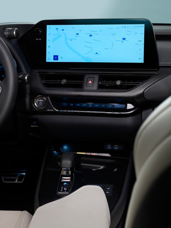 Interior of the Lexus UX