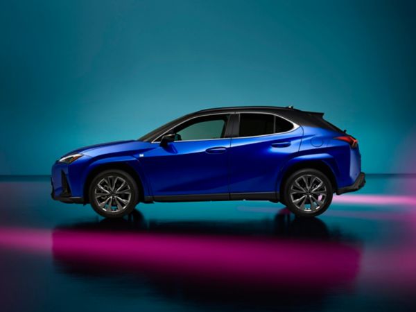 Side profile of the Lexus UX