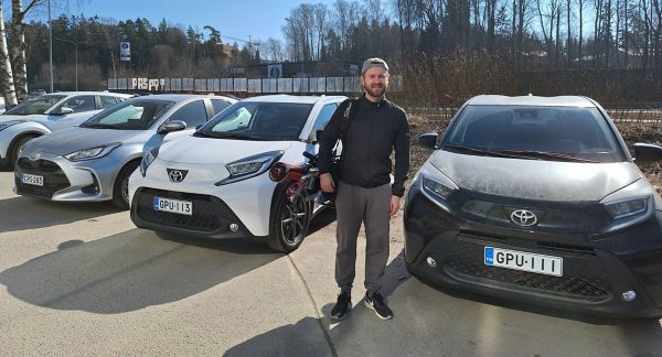 Valtteri Viitala ja Toyota Aygo X