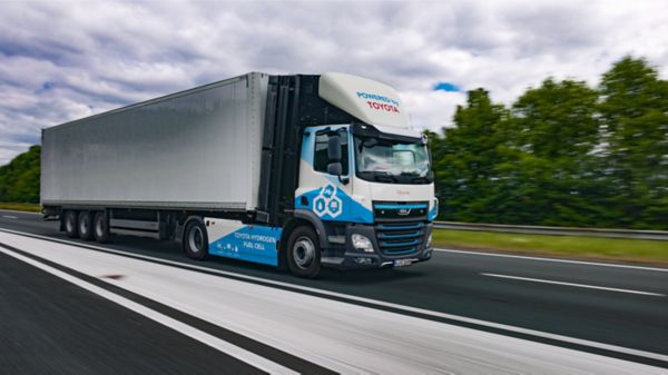Toyota starter logistik med brintdrevne lastbiler