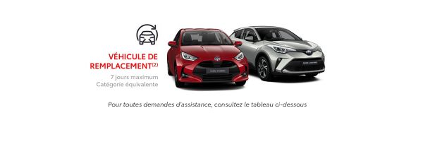 Véhicule de remplacement Toyota
