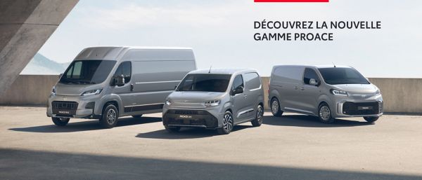 nouvelle gamme véhicules utilitaires