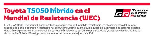 Infografía Mundial de Resistencia WEC