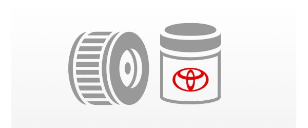 илюстрация на оригинални части произведени от toyota