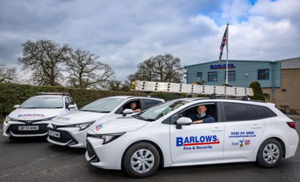 Fleet of branded cars