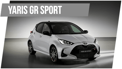 Toyota Yaris GR SPORT z podpisem.