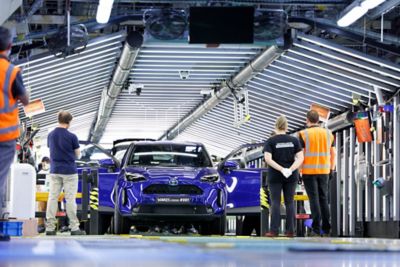 Toyota Yaris Cross en atelier